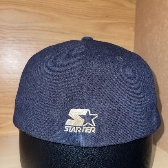 Vintage Indiana Pacers Starter Fitted Wool Hat Cap RARE Size 7 - 7 3/4 - Picture 7 of 16